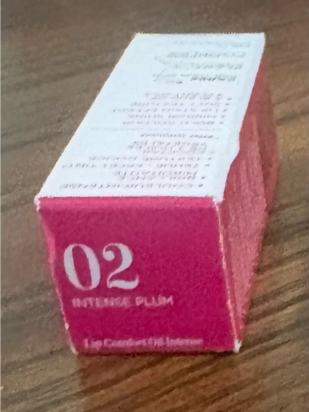 Clarins Lip Comfort Oil Intense 02  Plum - Hydrating Pink Shine - NEW